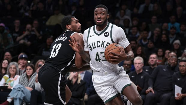 Milwaukee Bucks forward Thanasis Antetokounmpo.